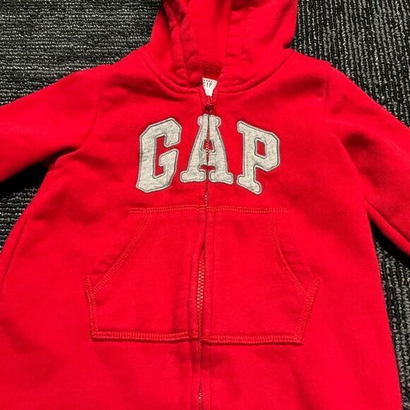 Baby Gap Bear Sweatsuit One Piece Jumper Red 18-24 Months - Picture 2 of 4